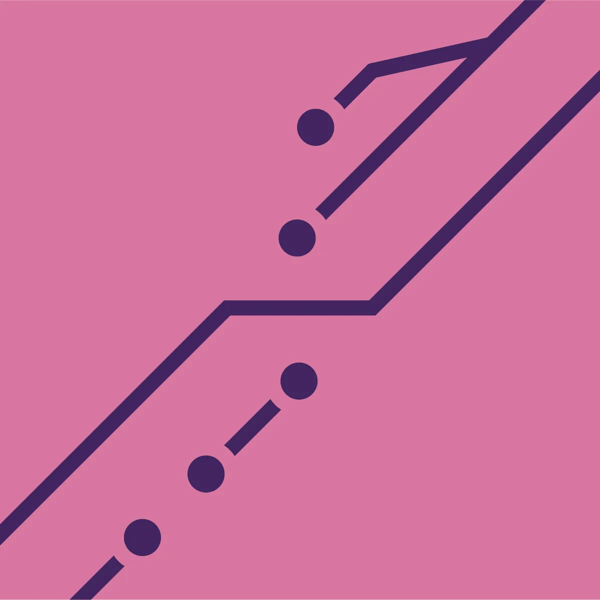 Pink and purple Spotify playlist cover