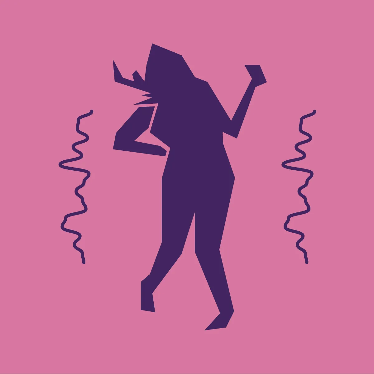 Pink and purple Spotify playlist cover
