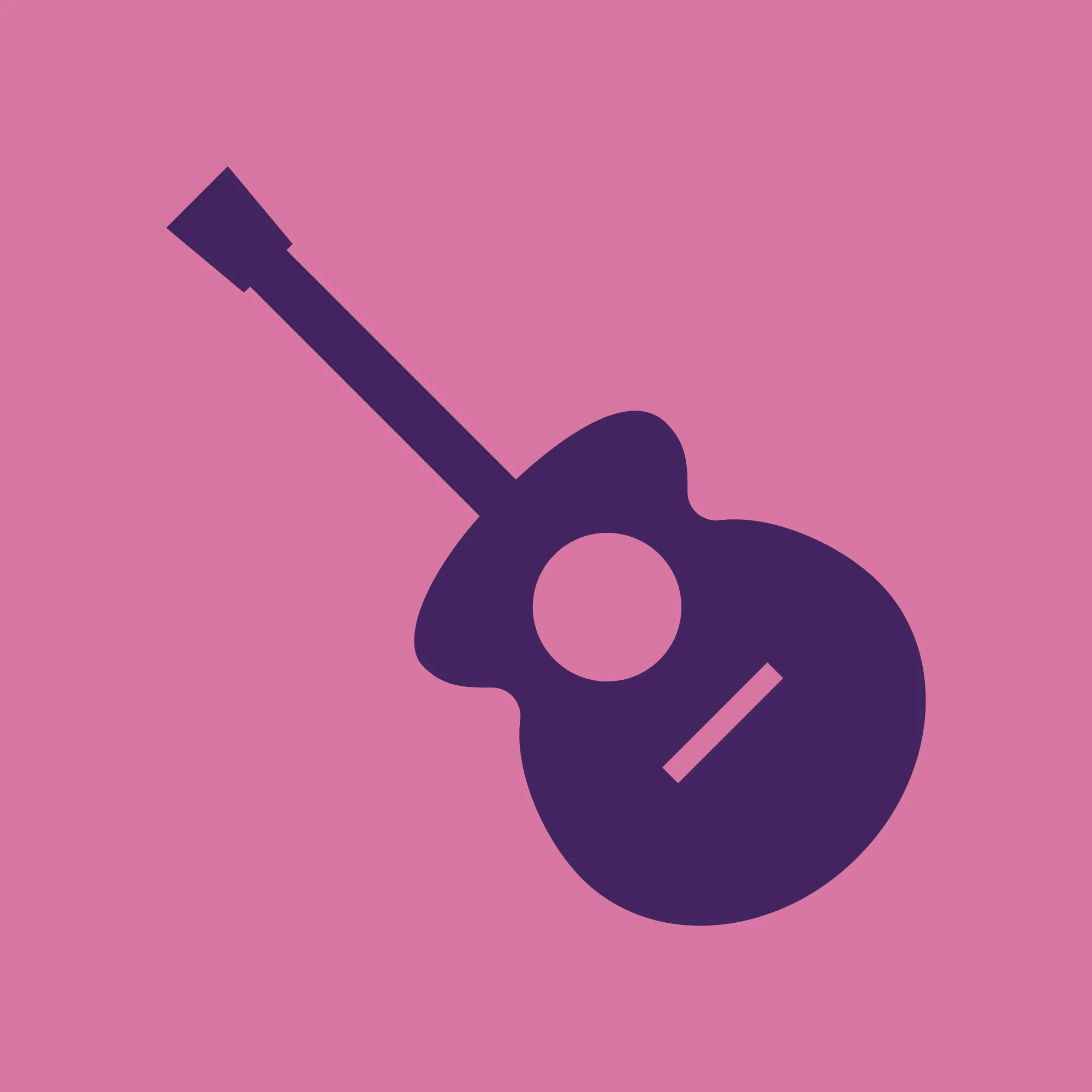 Pink and purple Spotify playlist cover