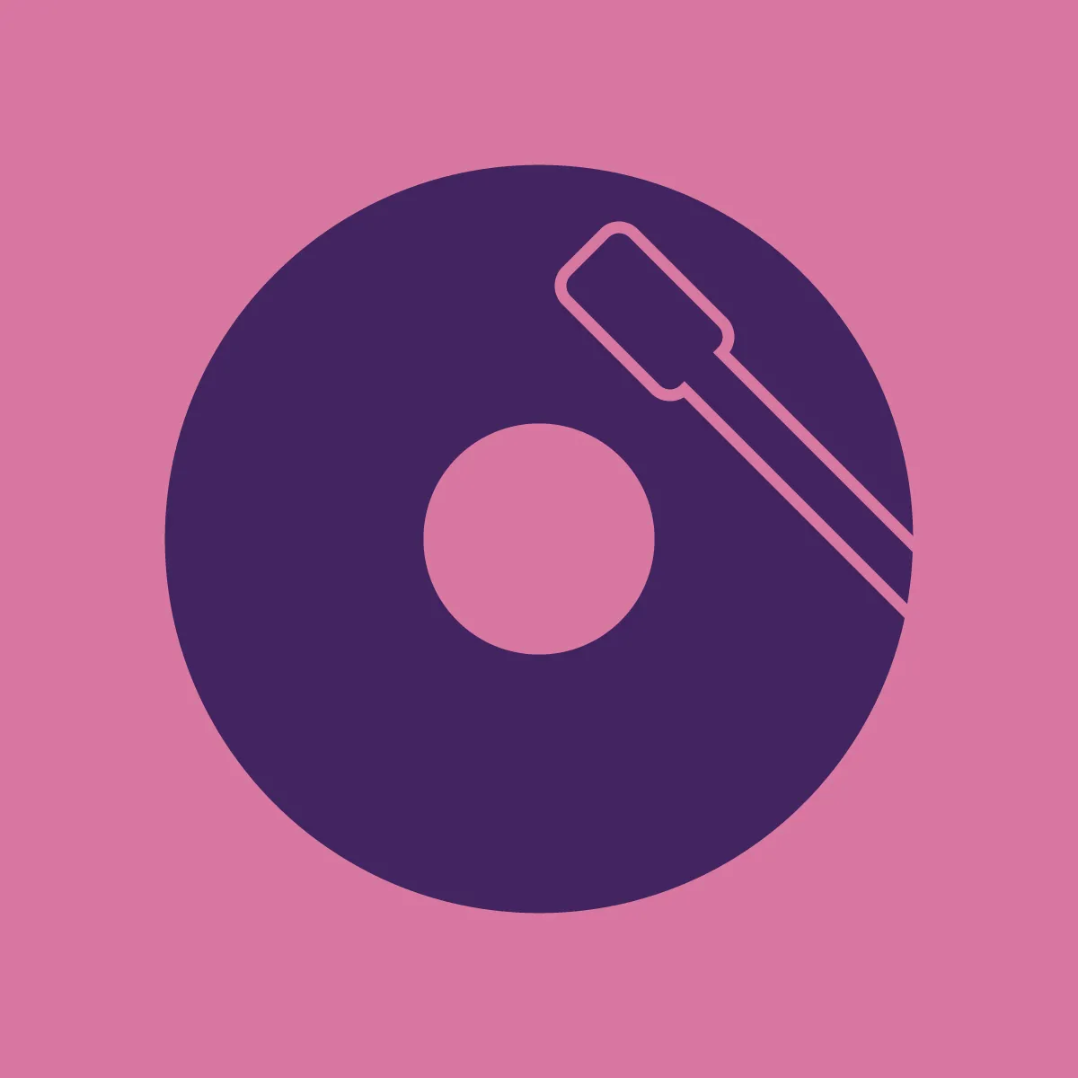 Pink and purple Spotify playlist cover