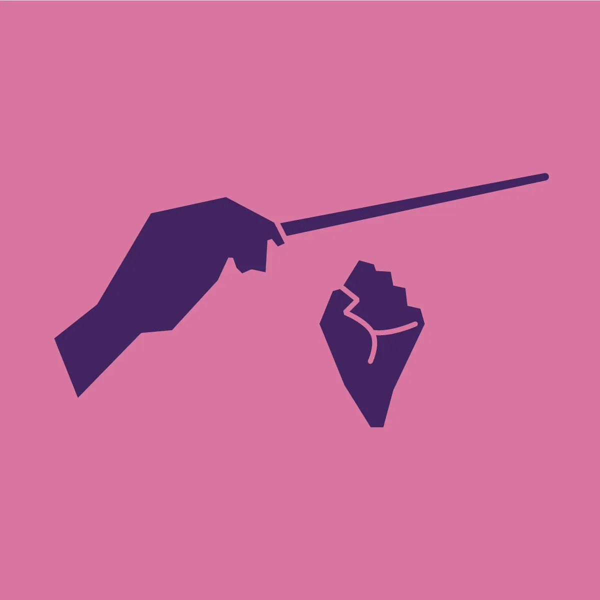 Pink and purple Spotify playlist cover