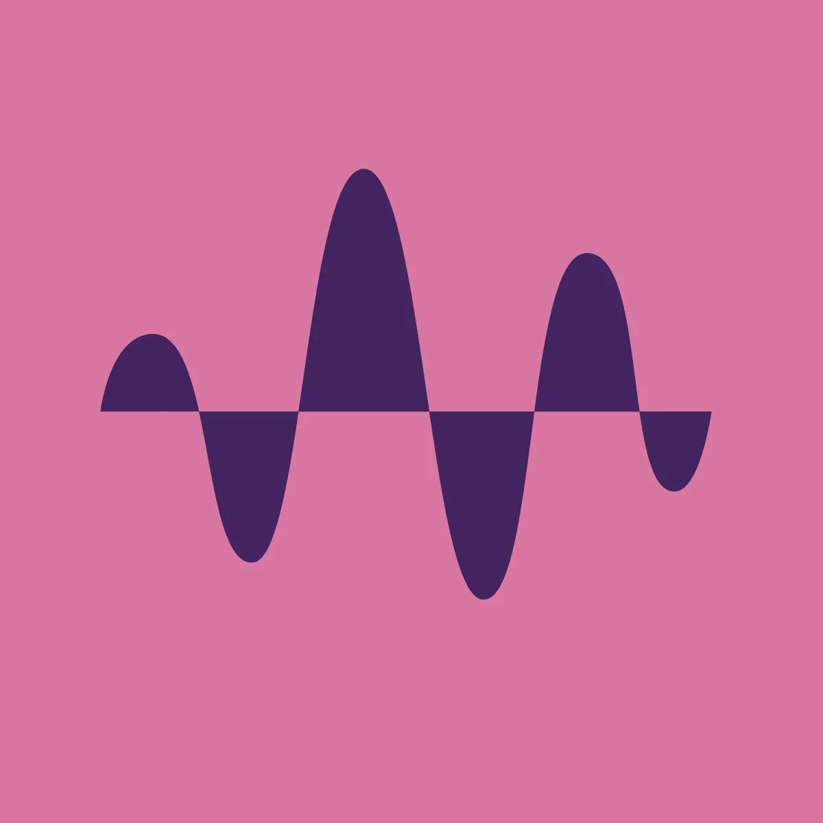 Pink and purple Spotify playlist cover