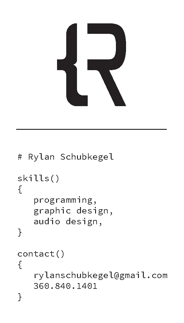 Business card design