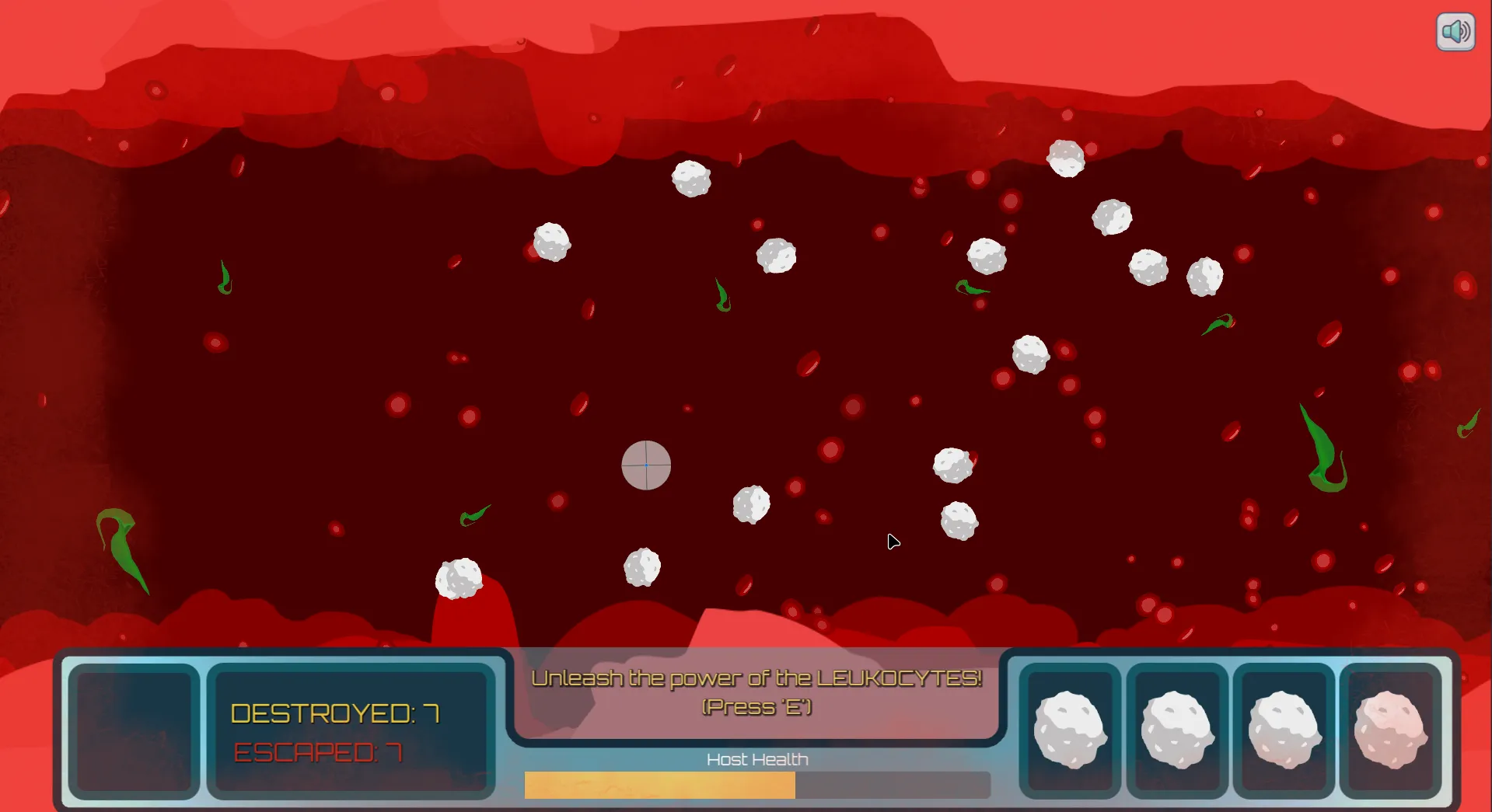 Screenshot from the final game