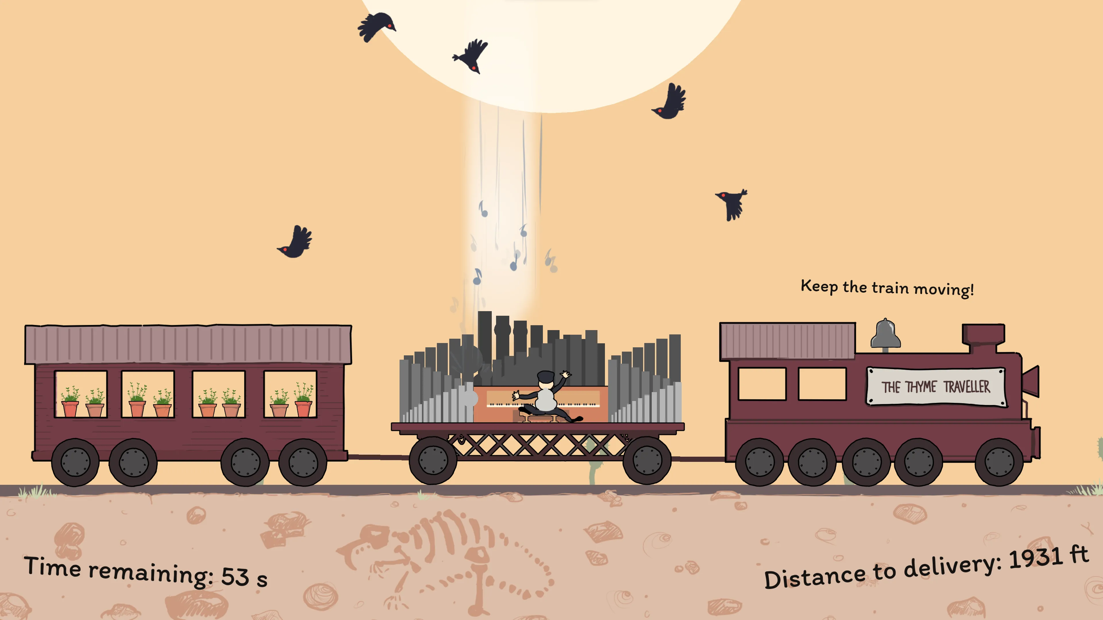 Screenshot of Out of Thyme game