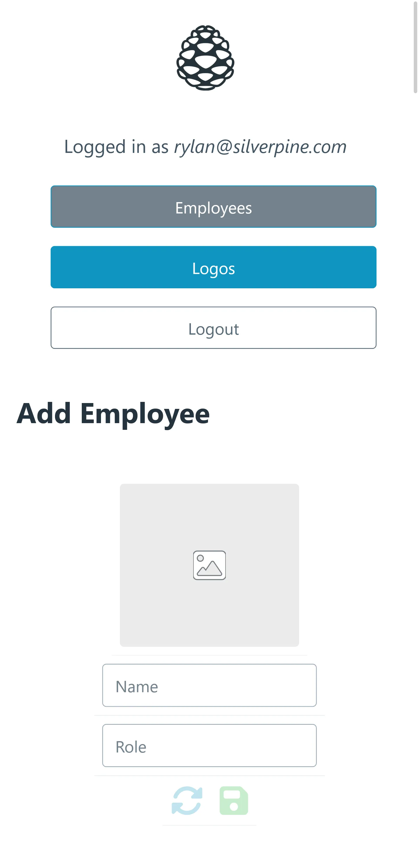 Admin header component